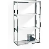 DECOR WALTHER Wandrek ET 6 Geborsteld Chrome Glas