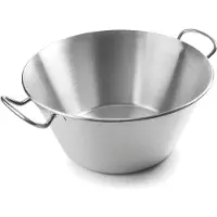Lacor Bassine à confiture conique en inox 45 cm - - Argent - Inox