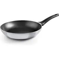 Lacor 26724, RVS, universele pan, aluminium, zwart, aluminium, 24 cm, 45 mm