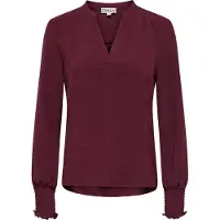 ONLY Blouse 'ONLMette' wijnrood