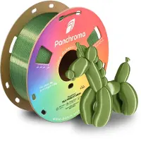 Polymaker CA03012 Panchroma Silk Filament PLA kunststof Zijdeglans 1.75 mm 1000 g Peridot Green, Groen 1 stuk(s)