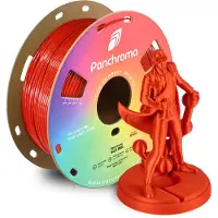 Polymaker CA03015 Panchroma Silk Filament PLA kunststof Zijdeglans 1.75 mm 1000 g Rood 1 stuk(s)