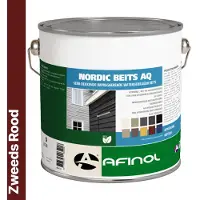 Afinol Nordic Beits AQ Zweeds Rood 5 liter