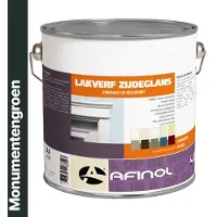 Afinol Zijdeglans Lakverf Monumentengroen (N0.15.10) 2,5 liter
