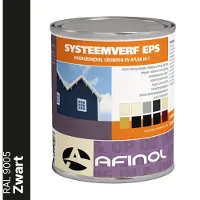 Afinol Systeemverf-Schakelverf Zwart (RAL 9005) 750 ml