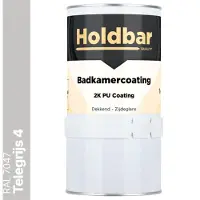 Holdbar Badkamercoating Telegrijs (RAL 7047) 1 kg