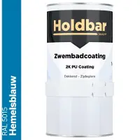 Holdbar Zwembadcoating Hemelsblauw (RAL 5015) 1 kg