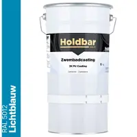 Holdbar Zwembadcoating Lichtblauw (RAL 5012) 5 kg