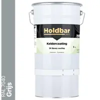 Holdbar Keldercoating Grijs (RAL 7040) 5 kg