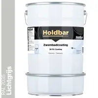 Holdbar Zwembadcoating Lichtgrijs (RAL 7035) 10 kg