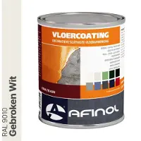 Afinol Vloercoating Gebroken Wit (RAL 9010) 750 ml