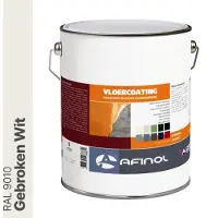 Afinol Vloercoating Gebroken Wit (RAL 9010) 5 liter
