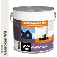 Afinol Systeemverf-Schakelverf Gebroken Wit (RAL 9010) 2,5 liter