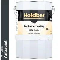 Holdbar Badkamercoating Antraciet (RAL 7016) 2,5 kg