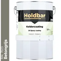Holdbar Keldercoating Betongrijs (RAL 7023) 2,5 kg