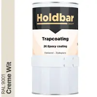 Holdbar Trapcoating Creme Wit (RAL 9001) 1 kg
