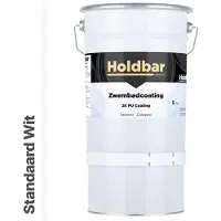 Holdbar Zwembadcoating Standaard Wit 5 kg