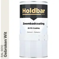 Holdbar Zwembadcoating Gebroken Wit (RAL 9010) 1 kg