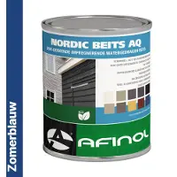 Afinol Nordic Beits AQ Zomerblauw 750 ml