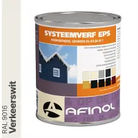 Afinol Systeemverf-Schakelverf Verkeerswit (RAL 9016) 750 ml