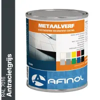 Afinol Metaalverf Antracietgrijs (RAL 7016) 750 ml