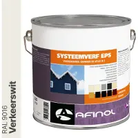 Afinol Systeemverf-Schakelverf Verkeerswit (RAL 9016) 2,5 liter
