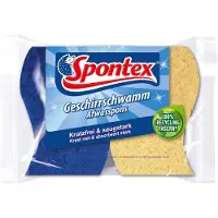 Spontex Non-Scratch Spons 11 x 6,5 x 2,3 cm Blauw, geel 2 Stuks