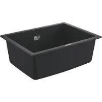 GROHE - Composiet spoelbak K700 met waste, 61x46 cm, grafiet zwart 31655AP0