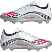 Adidas Voetbalschoen 'F50 Messi League' purper / zwart / zilver / wit
