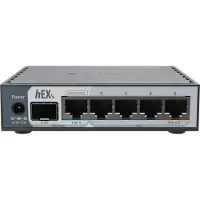 Mikrotik hEX S (2025 versie) met RouterOS L4, desktopbehuizing