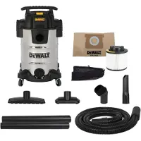 DeWalt DXV30SAPTA Stofzuiger - Nat/Droog - 1050W - 30L - Roestvrijstale Tank
