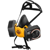 DeWalt DXIR1HMLA2P3 Lichtgewicht Halfgelaatsmasker met A2P3 filters | Maat L - DXIR1HMLA2P3