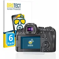 BROTECT - Screenprotector voor Canon EOS R6 - Folie Beschermfolie matte 6 Stuks