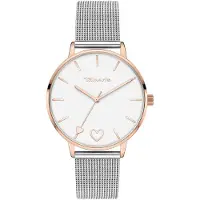 Tamaris Analoog horloge rose-goud / zilver / wit