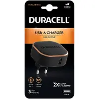 Duracell USB A oplader | (2x USB A, 12W)