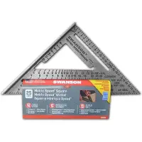 Enzo SWANSON 25 cm Metrische Speed Square W/BL - EU202