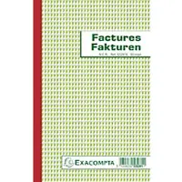 Exacompta Rekeningenblok 53281X Nederlandse/Franse tekst Triplicate Pak van 10