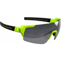 Bbb Cycling FullView Fietsbril - Frameless Zonnebril - Wielren Bril met 3 lenzen - Sportbril - Mat Neon Geel - BSG-63