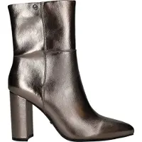 Mexx Enkellaars Women Kianna Indy Metallic Heeled Gun Metal Grey-Schoenmaat 40