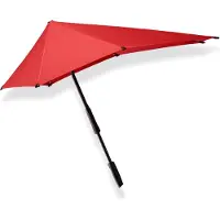 Senz Large Stick Stormparaplu passion red