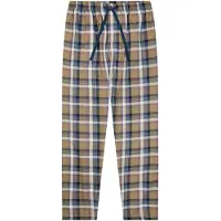 Schiesser Pyjamabroek 'Mix + Relax' beige / blauw / zwart