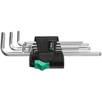 Wera 950 PKL/7 SM N Inbus Haakse schroevendraaierset 1.5 mm, 2 mm, 2.5 mm, 3 mm, 4 mm, 5 mm, 6 mm 7-delig