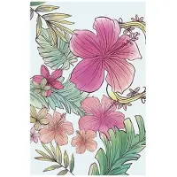 Komar Poster Ariel Bloemen 50 X 70 Cm
