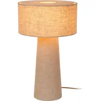 Lucide LEEROY - Tafellamp - Ø 30 cm - 1xE27 - Taupe