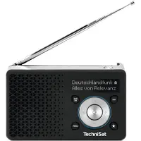 Technisat DIGITRADIO 1 A Draagbare radio DAB+, VHF (FM), ASA-waarschuwingsfunctie Oplaadbaar Zwart, Zilver