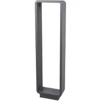 LUCANDE LED tuinpadverlichting - tuinlamp ninon, zwart, Aluminium, Modern, LED buitenlamp