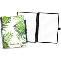 Bambook Tropical uitwisbaar notitieboek - A5 - Gelinieerde pagina's - Duurzaam, herbruikbaar whiteboard schrift - Met 1 gratis stift