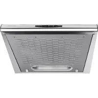 MPM Onderbouw Afzuigkap – 50 cm – 3 Snelheden – LED-verlichting – 175 m³/u – Aluminium Vetfilter – Zilver