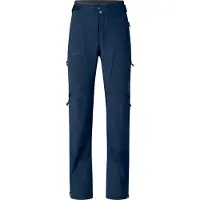 Norrøna - Dames toerskikleding - Lyngen Flex1 Light Pants W Indigo Night voor Dames van Softshell - Maat L - Marine blauw