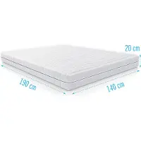Droommatras Koudschuim matras Multiflex 140x190 dikte 20 cm